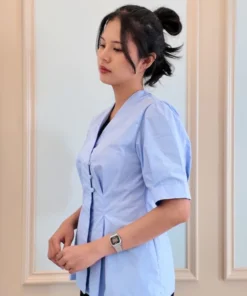 Alternative view of ELYSEE TOP - BIRU MUDA