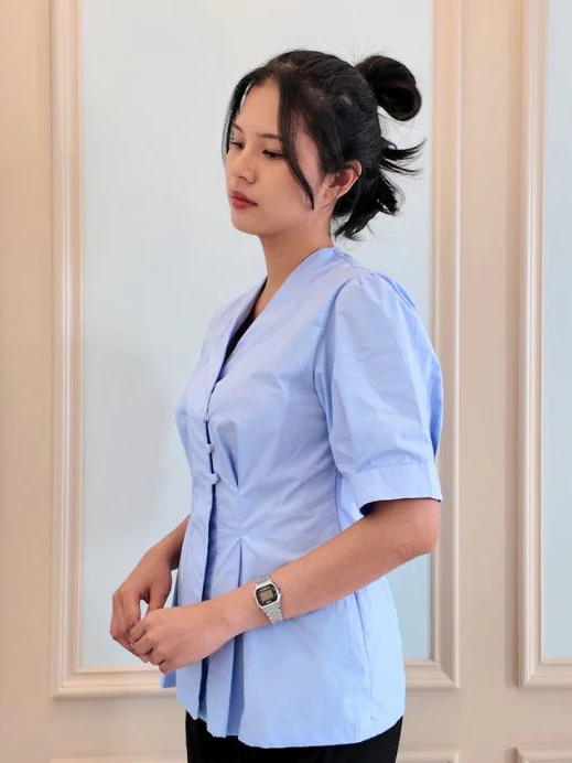 ELYSEE TOP - BIRU MUDA - Gambar 2