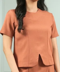 Alternative view of LILY SET – TERRACOTTA