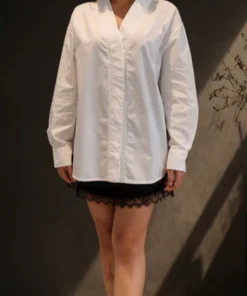 Maison Juwita - SOLENE OVERSIZED TOP - BROKEN WHITE 1