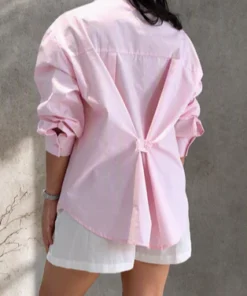 SOLENE OVERSIZED TOP - PINK