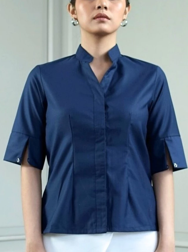 Maison Juwita - VICTORIA SHIRT - BIRU