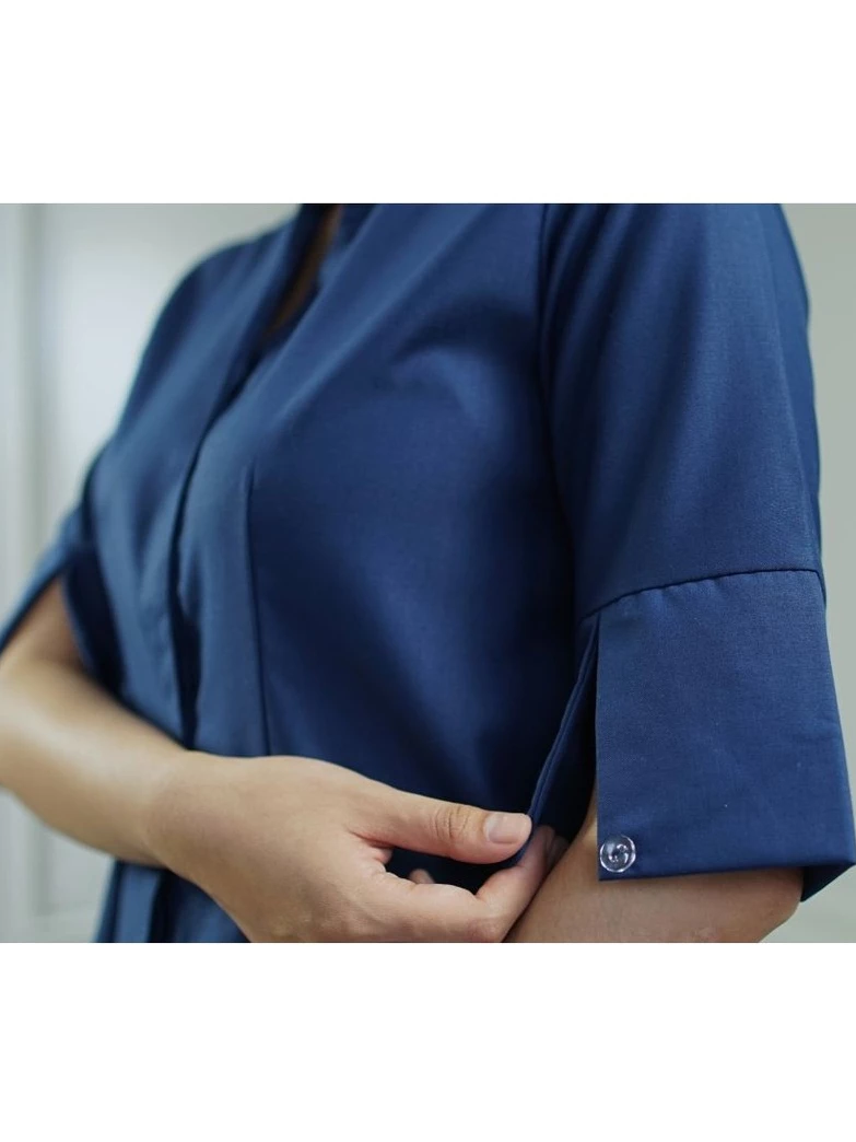VICTORIA SHIRT - BIRU - Gambar 2