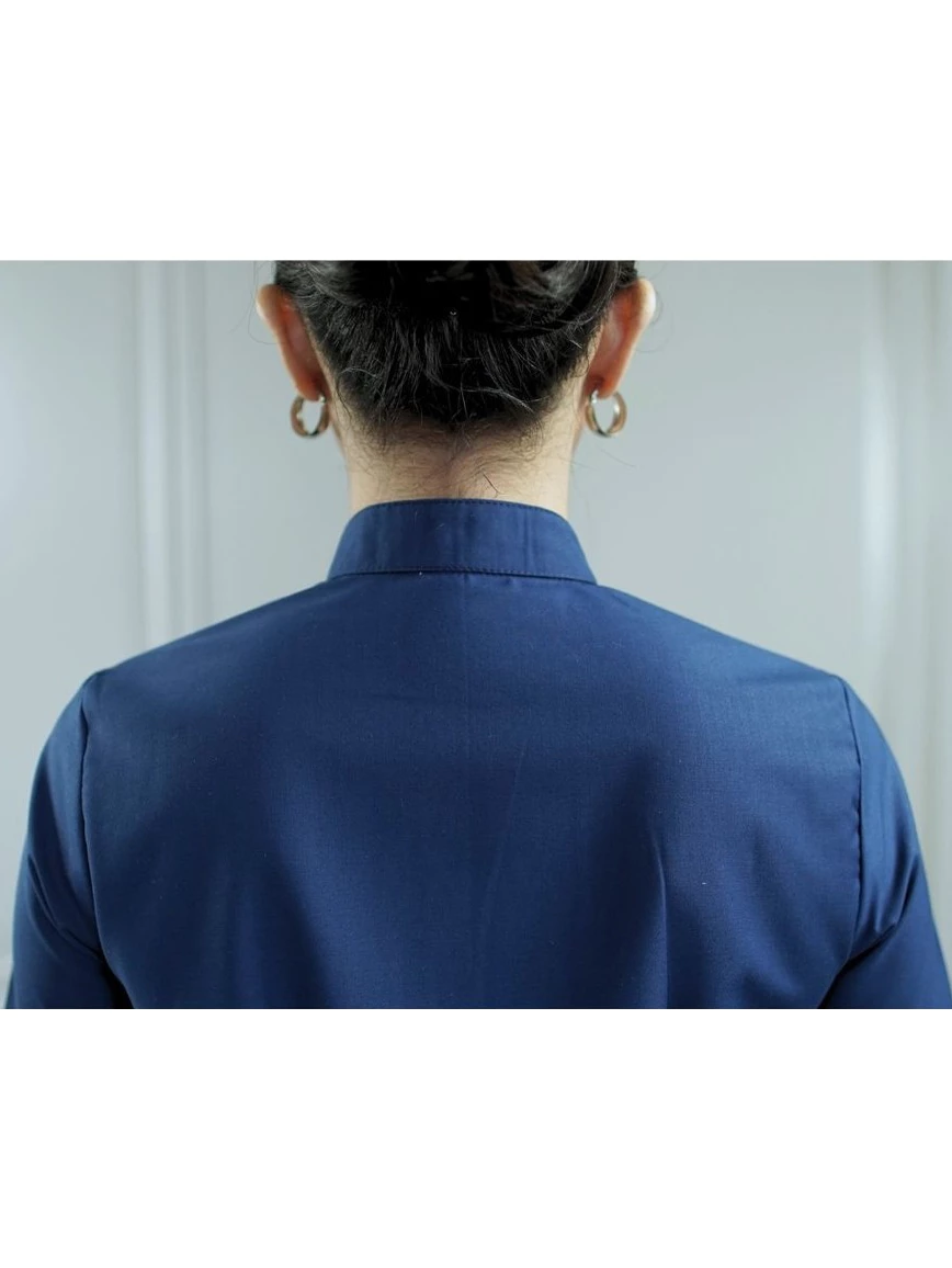 VICTORIA SHIRT - BIRU - Gambar 3