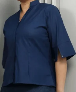 VICTORIA SHIRT - BIRU - Gambar 4