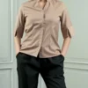 Maison Juwita - VICTORIA SHIRT - COKELAT MUDA