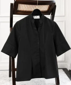VICTORIA SHIRT - HITAM - Gambar 3
