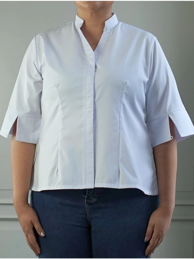 VICTORIA SHIRT - PUTIH - Gambar 4