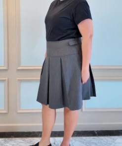 PREPPY SKIRT – ASH GREY - Gambar 4