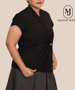 Harlow Vest Shirt Black - Gambar 6